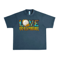 Midnight Navy love volleyball Urban Heavy Tee - HRA Design Shop