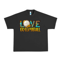 Pigment Black love volleyball Urban Heavy Tee - HRA Design Shop