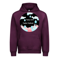 Mauve Wine Happy Easter Urban Hoodie - Bettercallsaul