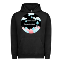 Pigment Black Happy Easter Urban Hoodie - Bettercallsaul