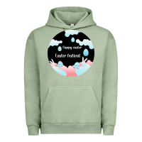 Pigment Oil Green Happy Easter Urban Hoodie - Bettercallsaul