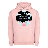 Pigment Salmon Happy Easter Urban Hoodie - Bettercallsaul