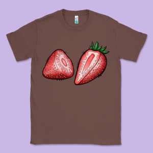 Strawberries Classic Tee Designed By Bundleandbundleshop