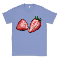 Colony Blue strawberries Classic Tee - BundleAndBundleShop