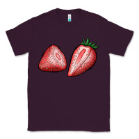 Plum strawberries Classic Tee - BundleAndBundleShop