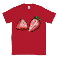 Red strawberries Classic Tee - BundleAndBundleShop