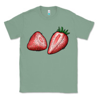 Sage strawberries Classic Tee - BundleAndBundleShop