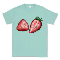 Seafoam strawberries Classic Tee - BundleAndBundleShop
