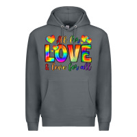 Rock all for love and love for love Premium Hoodie - LillyAllenDesigns