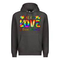 Smoke all for love and love for love Premium Hoodie - LillyAllenDesigns