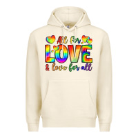 Tofu all for love and love for love Premium Hoodie - LillyAllenDesigns