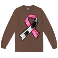 Chestnut breast cancer sport ribbons Long Sleeve Tee - AdoDesignShop