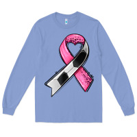 Colony Blue breast cancer sport ribbons Long Sleeve Tee - AdoDesignShop