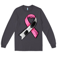 Smoke breast cancer sport ribbons Long Sleeve Tee - AdoDesignShop