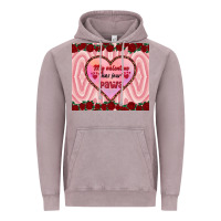 Vintage Zinc my valentine has four paws Vintage Hoodie - RanaPortraitStore