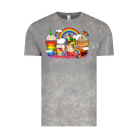 Cloud Rock rainbow coffee cups Vintage Tee - Zillion Design Studio