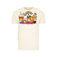 Vintage Arctic rainbow coffee cups Vintage Tee - Zillion Design Studio