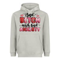 Moon Dust bad bitch with bad anxiety Heavyweight Hoodie - MaliasSmallBusiness