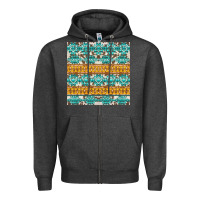 Charcoal Heather aztec cowhide seamless Zipper Hoodie - AdoDesignShop