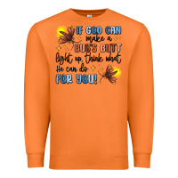 Carrot if god can make a bugs butt light up Premium Sweatshirt - MaliasSmallBusiness