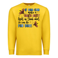 Lemon if god can make a bugs butt light up Premium Sweatshirt - MaliasSmallBusiness