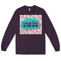 Plum candy cane Christmas Long Sleeve Tee - AdoDesignShop