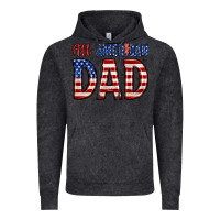 Vintage Black all american dad Vintage Hoodie - Zillion Design Studio