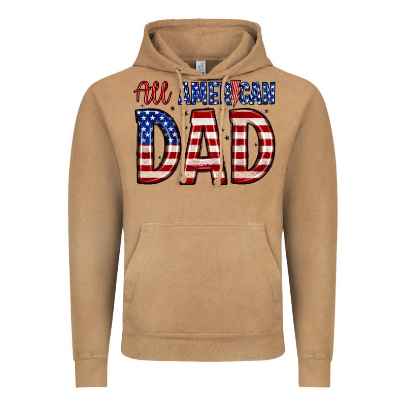 All American Dad Vintage Hoodie by Zillion Design Studio | Teevron