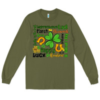 Army Green st patrick s day Long Sleeve Tee - Artiststas