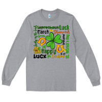 Heather Grey st patrick s day Long Sleeve Tee - Artiststas