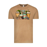 Vintage Camel safari animals coffee cups Vintage Tee - Zillion Design Studio
