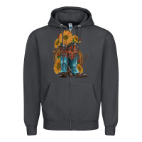Western Boots With Sunflowers Zipper Hoodie | Teevron
