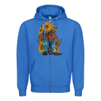 True Royal western boots with sunflowers Zipper Hoodie - Artiststas