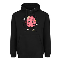 Black brain Heavyweight Hoodie - MaliasSmallBusiness