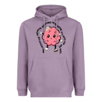 Lavender brain Heavyweight Hoodie - MaliasSmallBusiness