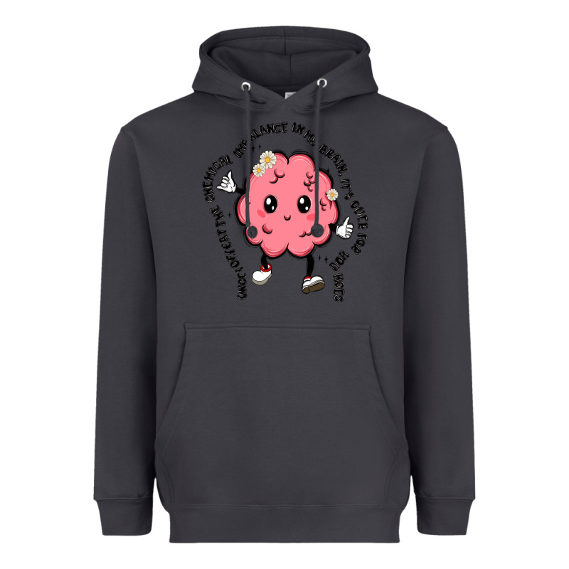 Brain Heavyweight Hoodie by MaliasSmallBusiness | Teevron