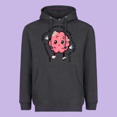 Brain Heavyweight Hoodie Designed By Maliassmallbusiness