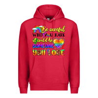 Cardinal be careful who you hate it could be someone you Premium Hoodie - LillyAllenDesigns