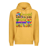 Mustard be careful who you hate it could be someone you Premium Hoodie - LillyAllenDesigns