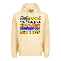 Pina Colada be careful who you hate it could be someone you Premium Hoodie - LillyAllenDesigns