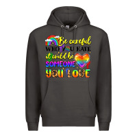 Smoke be careful who you hate it could be someone you Premium Hoodie - LillyAllenDesigns