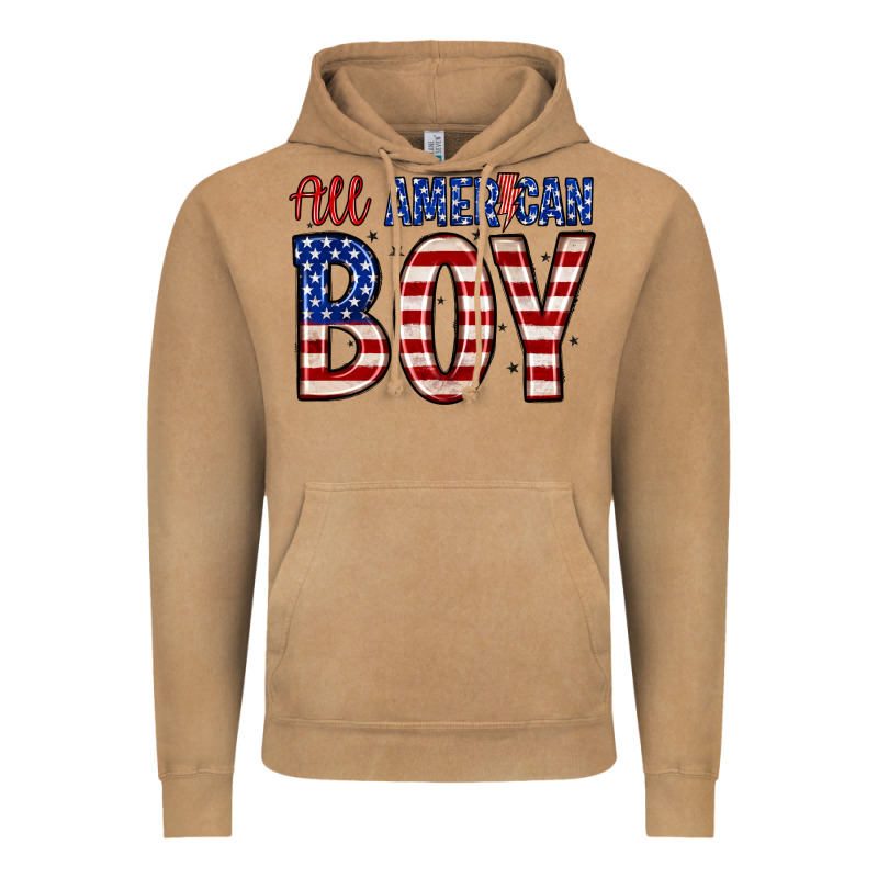 All American Boy Vintage Hoodie by Zillion Design Studio | Teevron