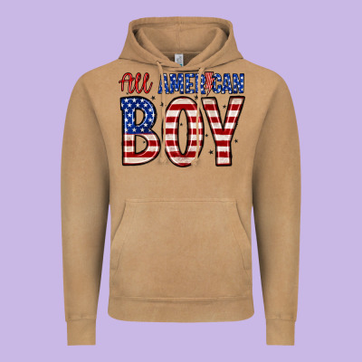 All American Boy Vintage Hoodie Designed By Zillion Design Studio