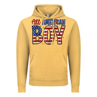 Vintage Mustard all American boy Vintage Hoodie - Zillion Design Studio