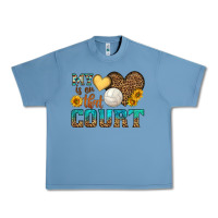 Pebble Blue my heart is on that court Urban Heavy Tee - HRA Design Shop
