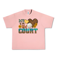 Salmon my heart is on that court Urban Heavy Tee - HRA Design Shop