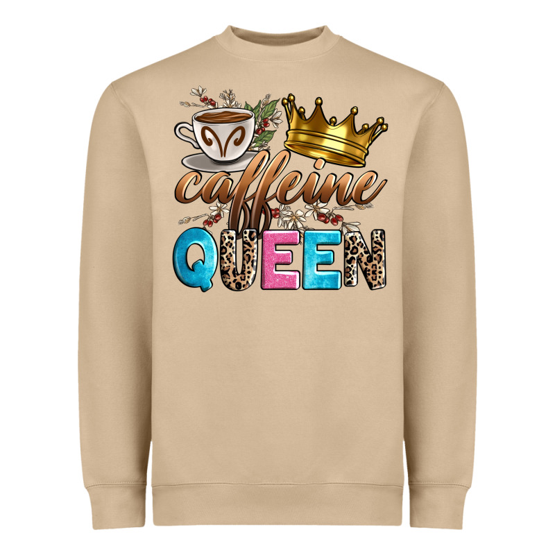 Caffeine Queen Heavyweight Sweatshirt by Zillion Design Studio | Teevron