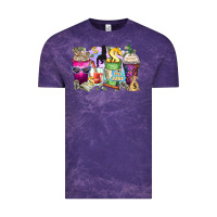 Cloud Purple boss babe coffee cups Vintage Tee - Zillion Design Studio