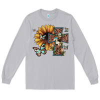 Moon Dust leopard cross sunflower butterfly Long Sleeve Tee - JahusDesignShop