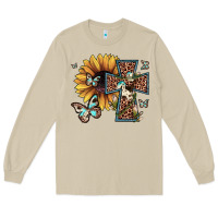 Mushroom leopard cross sunflower butterfly Long Sleeve Tee - JahusDesignShop